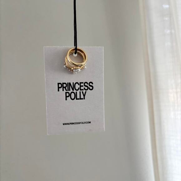 NEW Princess Polly Gold Ring Set Size 6 - Picture 6 of 6